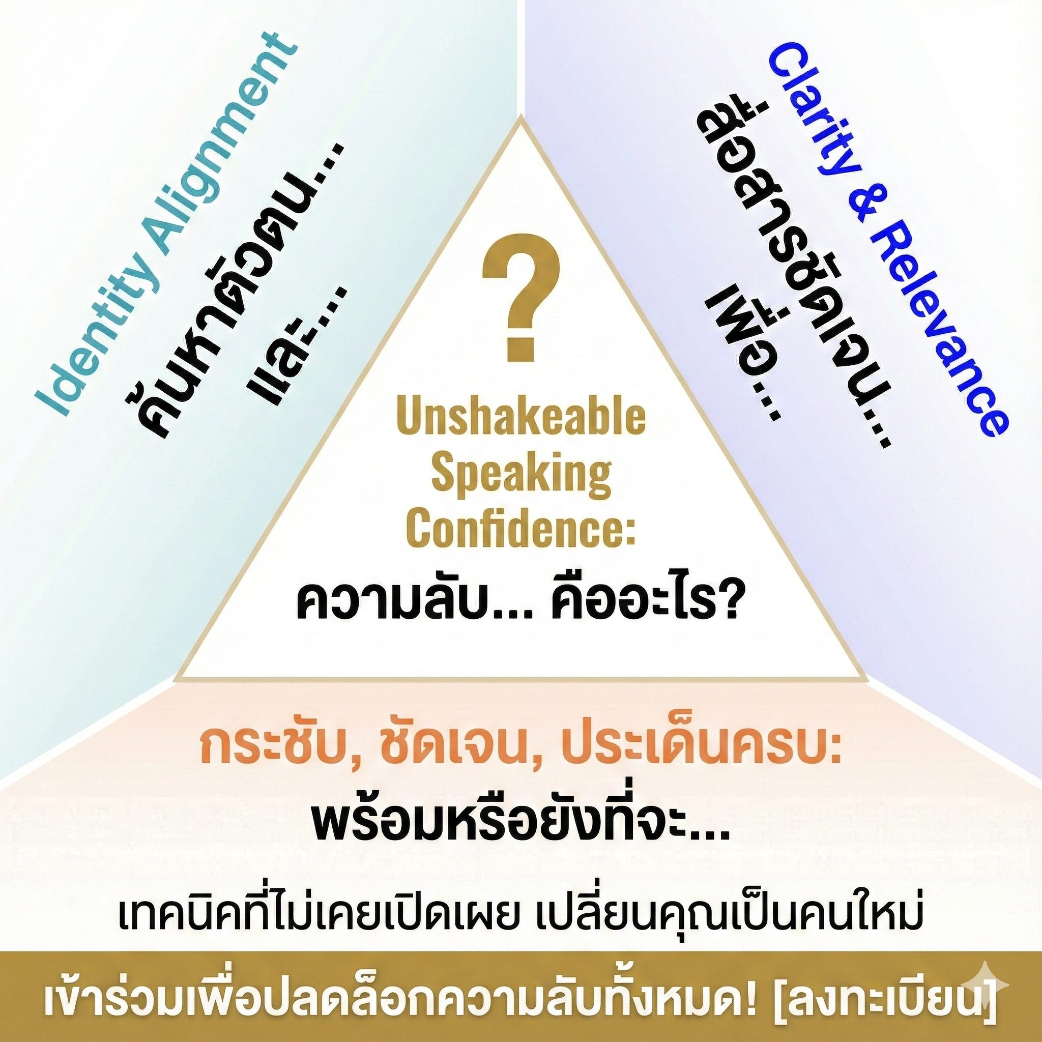 Unshakeable Speaking Confidence - ความลับคืออะไร?